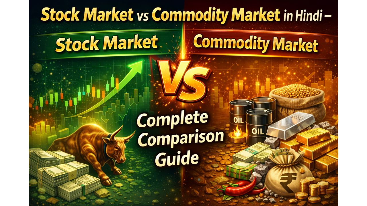 Stock Market vs Commodity Market in Hindi – Complete Comparison Guide