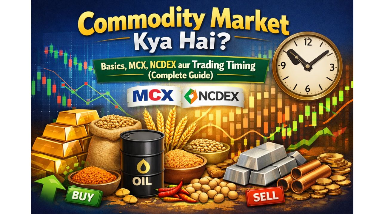 Commodity Market Kya Hai? – Basics, MCX, NCDEX aur Trading Timing (Complete Guide)